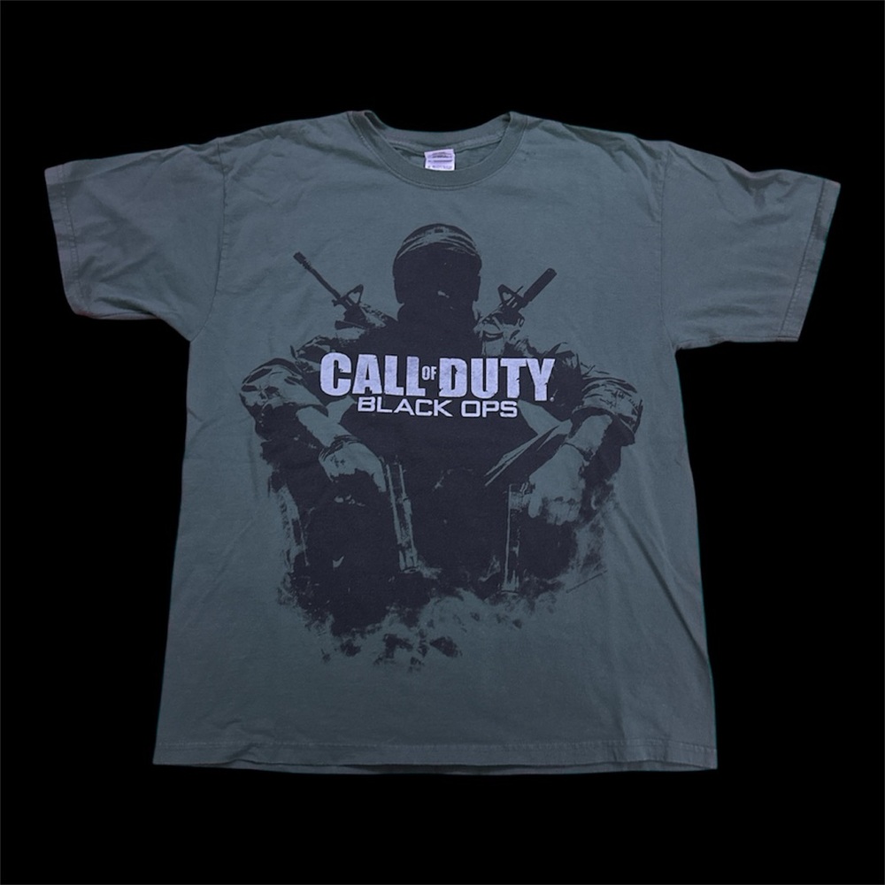 2010 Call Of Duty Black Ops Activision Mens Large Video Game Promo Shirt